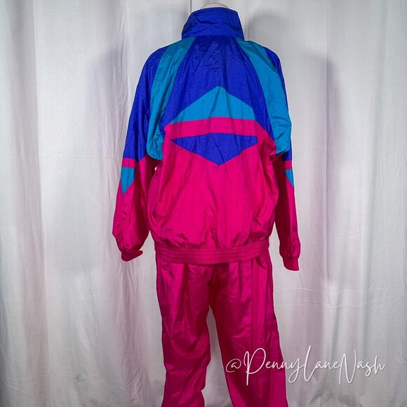 NWT Bocoo Vintage 80's Aerobic Track Suit Jacket & Pant Set - Picture 10 of 15